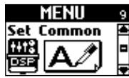 ROLAND FR-7B - Paramètres '9. SET COMMON - 1