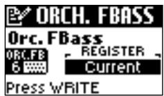 ROLAND FR-7B - Sauvegarde de vos changements - 3