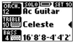 ROLAND FR-7B - Sélection du mode orchestra - 10