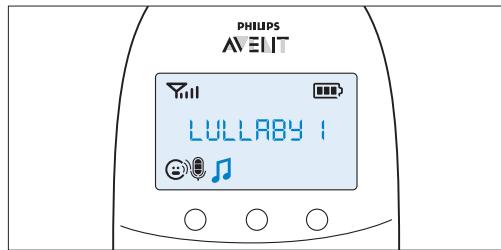 PHILIPS AVENT SCD560 - Sélection d'une berceuse - 1