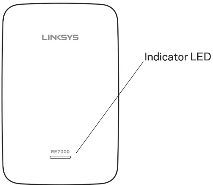 LINKSYS RE7000 - Attendez que le voyant DEL sur la face avant de votre amplificateur de portée clignote en orange. - 1