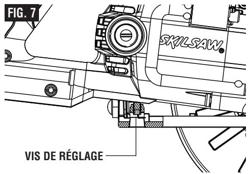 SKIL SAW - RéGLAGE DE STABILISATION POUR LA PROFONDEUR DE COUPE MAXIMUM - 1