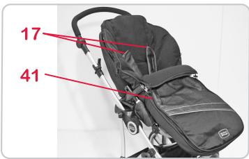 BRITAX B SMART & B-SMART - Utilisation de la chancelière - 6
