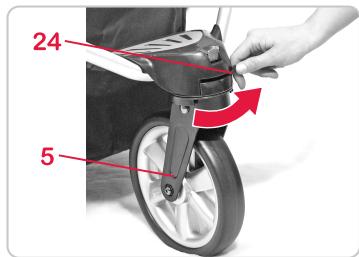 BRITAX B SMART & B-SMART - De pivoter, procéder comme suit: - 1
