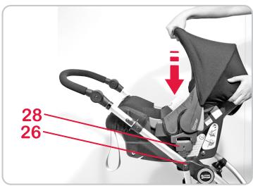 BRITAX B SMART & B-SMART - Fixation de la coque pour bébé - 2