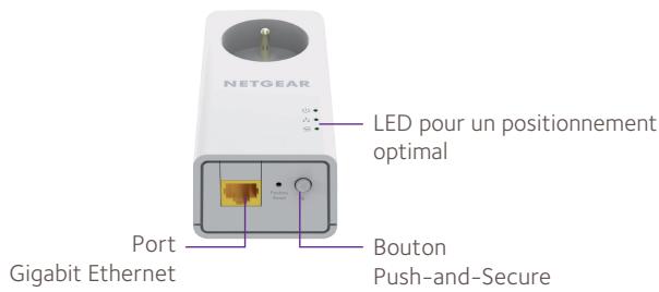 NETGEAR PLP1000 - Prise filtrée - 1