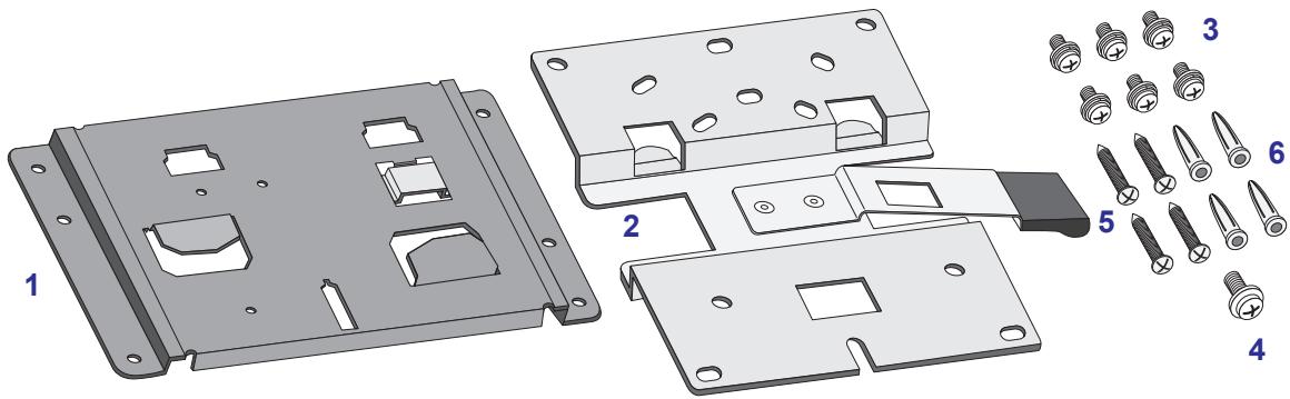 NETGEAR WAC730 - Package Content of the Ceiling and Wall Installation Kit - 1