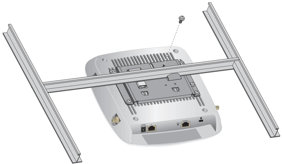 NETGEAR WAC730 - To mount your access point to a drop ceiling: - 3