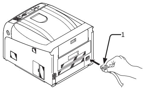 OKI C822N - Mise en marche de l'imprimante - 1