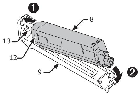 OKI C822N - Risque de brûlure. - 10