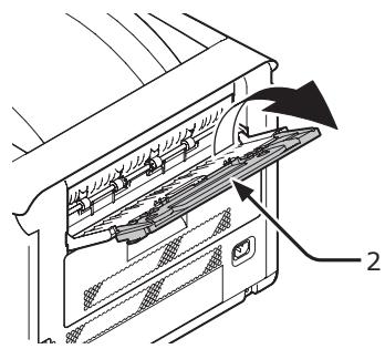 OKI C822N - Utilisation du bac face en bas - 2