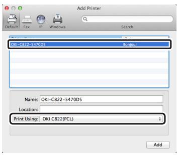 OKI C822N - Remarque - 22