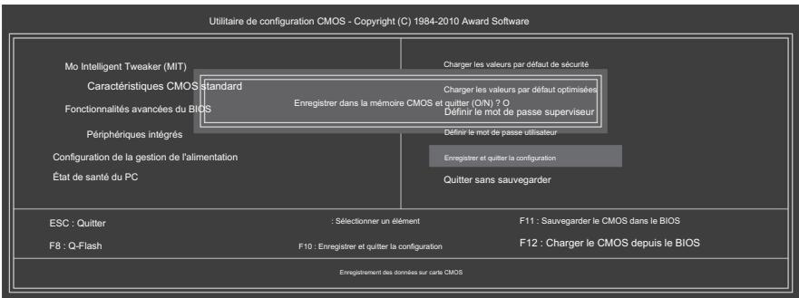 GIGABYTE GA-H55M-S2 - 2-11 Définir le mot de passe superviseur/utilisateur - 4