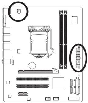 GIGABYTE GA-H55M-S2 - 1-7 Connecteurs internes - 3