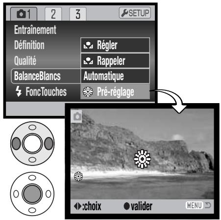 KONICA MINOLTA DIMAGE Z3 - Balance des blancs préréglée - 1