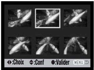 KONICA MINOLTA DIMAGE Z3 - Écran de sélection des vues - 1