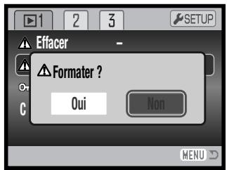 KONICA MINOLTA DIMAGE Z3 - Le formatage d'une carte mémoire efface toutes les données qu'elle contient. - 2