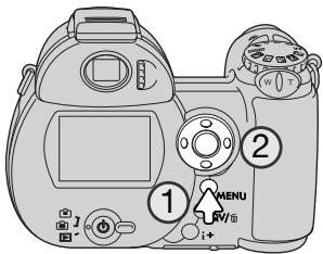 KONICA MINOLTA DIMAGE Z3 - Navigation dans les menus d'enregistrement - 8