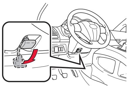 TOYOTA AURIS HYBRIDE - Pour plus de comport, le volant peut être régé selon la position recherchée. - 1