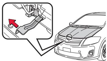 TOYOTA AURIS HYBRIDE - Ouverture du capot - 2