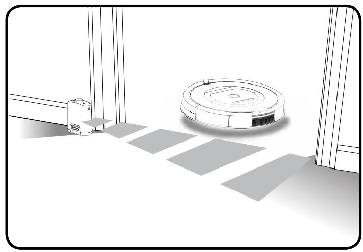 IROBOT ROOMBA 760 - Virtual Wall® (mur virtuel) accessoire facultatif pour tous les modèles. - 1