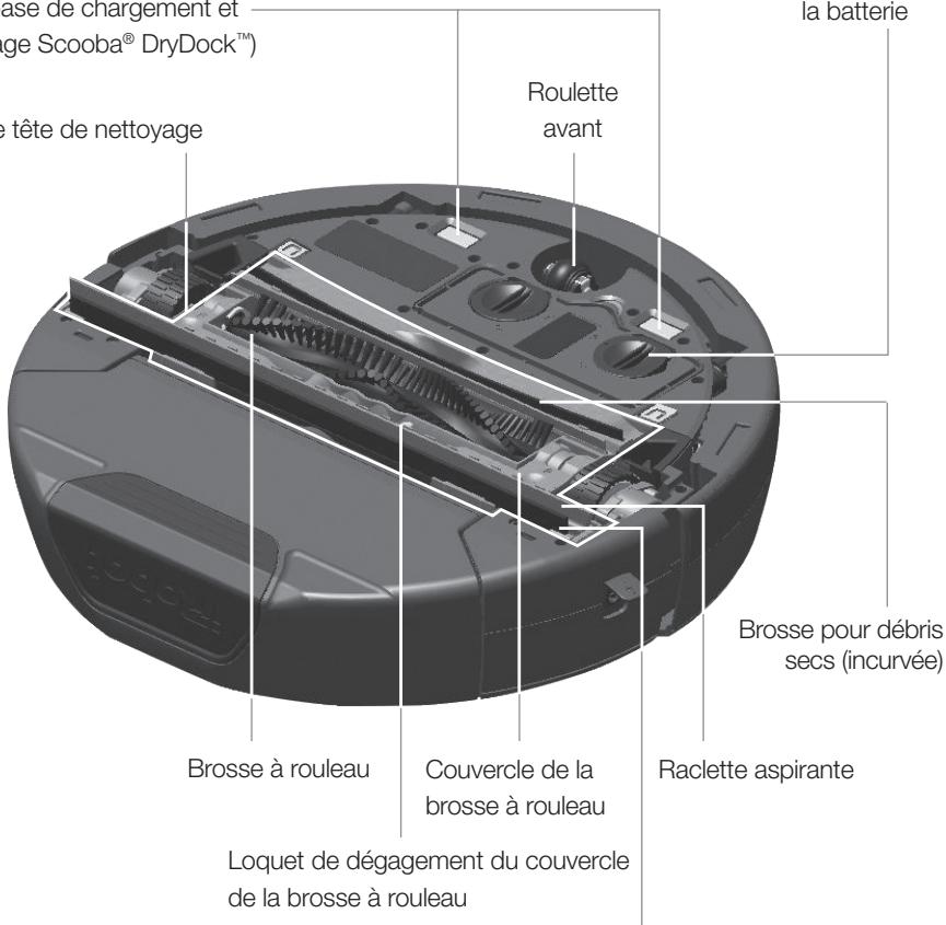IROBOT SCOOBA 450 - Vue de dessous - 1