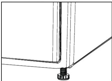 LISTO SLC 7L2 - Réglage des PIEDS - 1