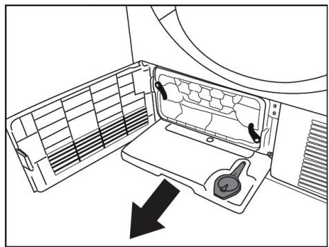 LISTO SLC 7L2 - Pour vider le réservoir d'eau : - 1