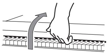 KORG C-320 - Ouvrir le clavier - 1