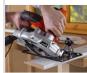 BLACK & DECKER BLACK & DECKER KS1600LK - Scie circulaire 1600W avec laser intégré nouveau - 4