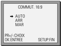 DAEWOO SH-9540S - Lecture / enregistrement du format 16:9 - 3