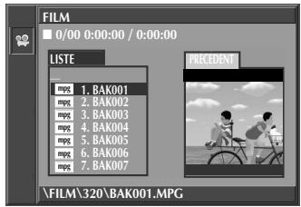 DAEWOO SH-9540S - Lecture d'un disque contenant des fichiers MPG (FILM) - 2