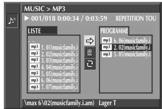 DAEWOO SH-9540S - Lecture d'un disque contenant des fichiers MP3 et CDDA - 5