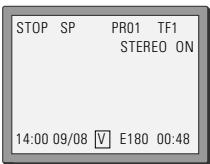 DAEWOO SH-9540S - Affichage de l'horloge / du compteur - 1