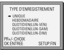 DAEWOO SH-9540S - Programmation d'enregistrement normale - 1