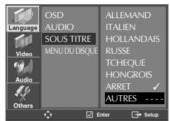 DAEWOO SH-9540S - Configuration de la langue - 11