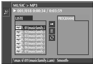 DAEWOO SH-9540S - Lecture d'un disque contenant des fichiers MP3 et CDDA - 3