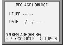 DAEWOO SH-9540S - Réglage de la date et de l'heure - 1