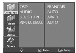 DAEWOO SH-9540S - Configuration de la langue - 4