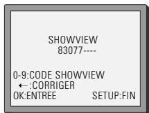 DAEWOO SH-9540S - Programmation d'enregistrement à l'aide de la fonction showview - 1