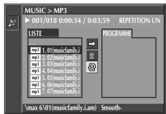 DAEWOO SH-9540S - Lecture d'un disque contenant des fichiers MP3 et CDDA - 4