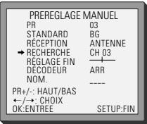 DAEWOO SH-9540S - Réglage - 3