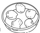 DAEWOO KOC-1B4KSA - Disposition des aliments - 1