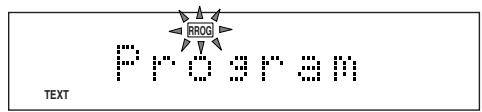 MARANTZ CD5400 - - Program play in the text display mode - 3