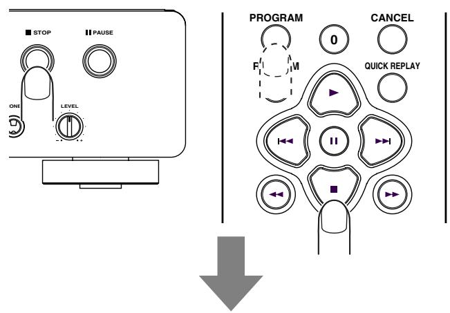 MARANTZ CD5400 - - Program play in the text display mode - 6