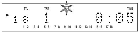 MARANTZ CD5400 - - Playing a specific part repeatedly (A-B repeat) - 2