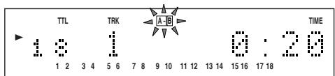 MARANTZ CD5400 - - Playing a specific part repeatedly (A-B repeat) - 4