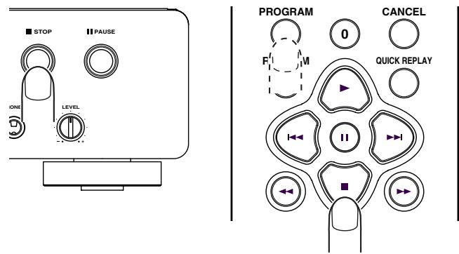 MARANTZ CD5400 - - Program play in the time display mode - 8