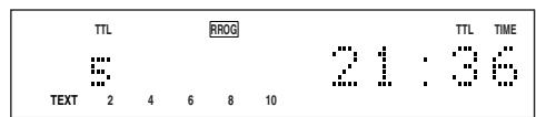 MARANTZ CD5400 - - Program play in the text display mode - 7