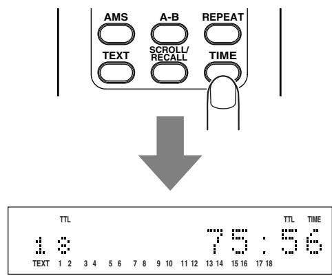 MARANTZ CD5400 - - Delete program play in the time display mode - 1
